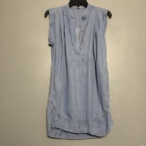 L’Agence Women’s Sleeveless Chambray Mini Dress Size 0 Small